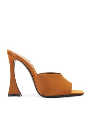 Saint Laurent Hall Mule Sandal in Brown | FWRD 