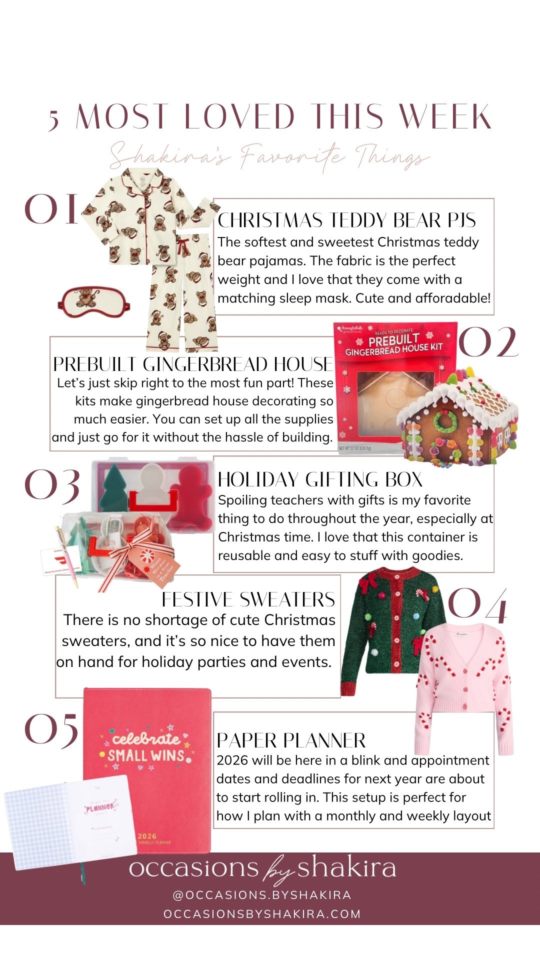 Your 5 Most Loved Items from Instagram this week

#LTKHoliday #LTKmomlife #LTKKids