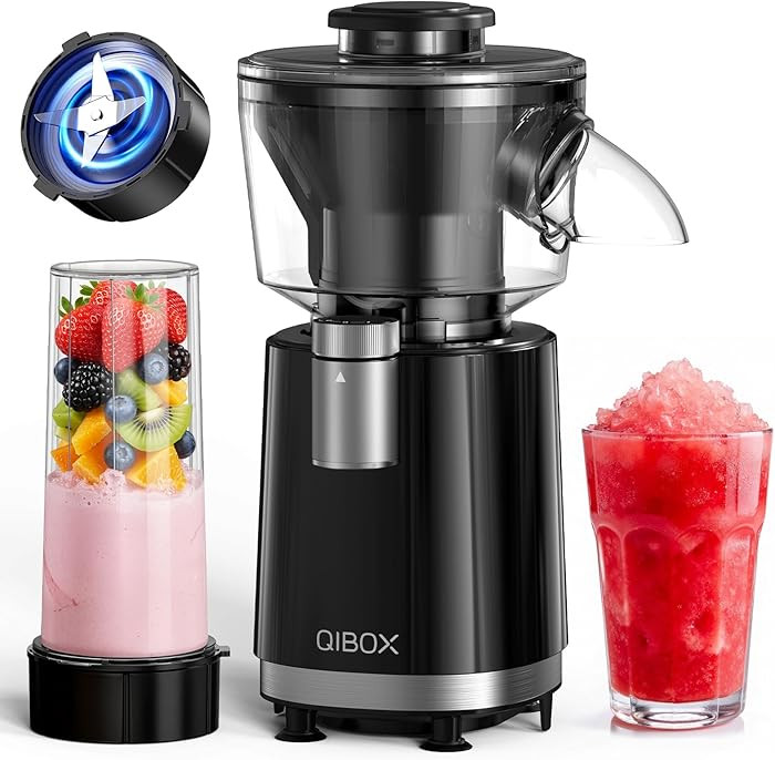 QIBOX Snow Cone Machine & Smoothie Blender 2 in 1, 700W Powerful Shaved Ice Machine Slushine Mach... | Amazon (US)
