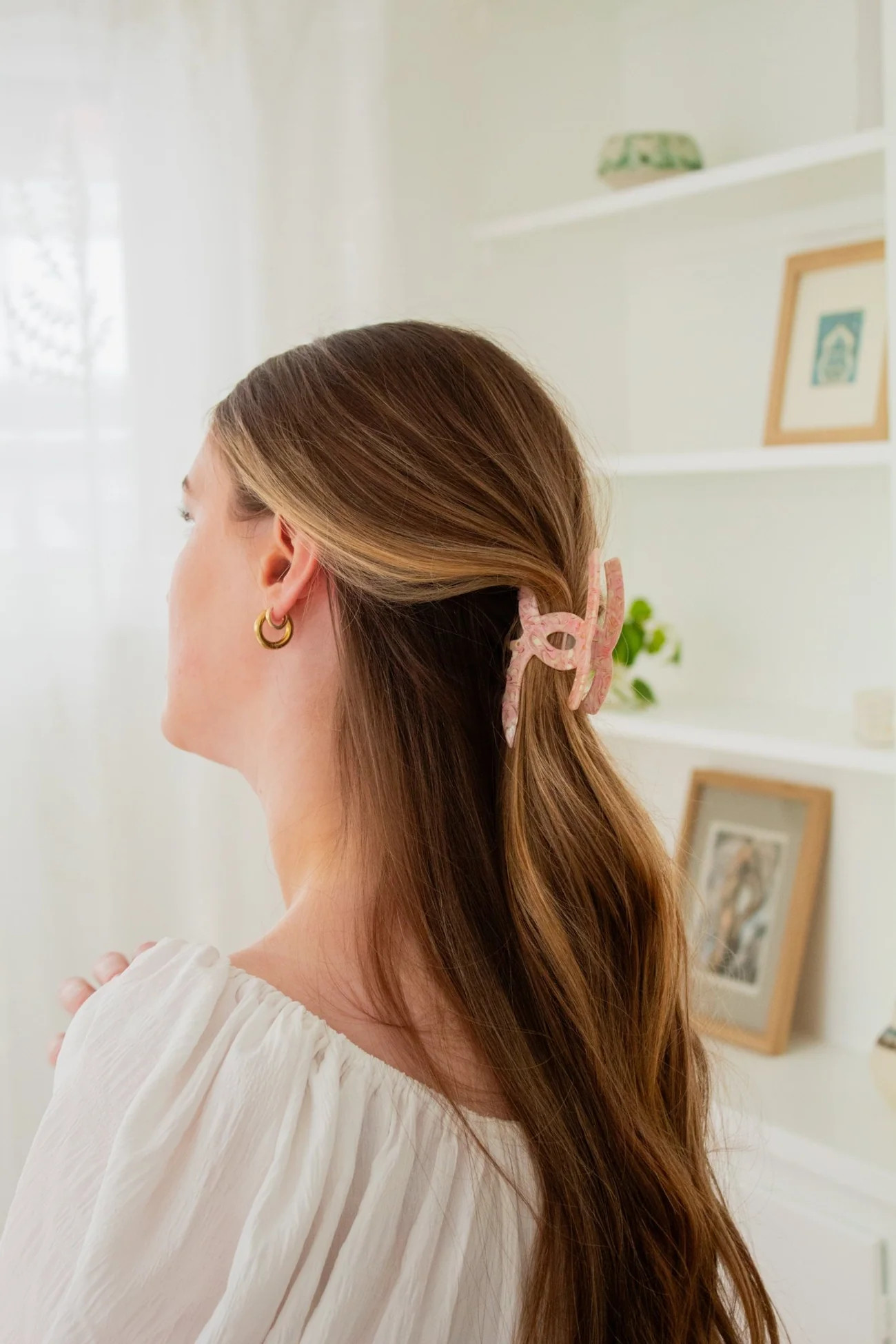 Marbled Link Claw Clip | Shop Andi