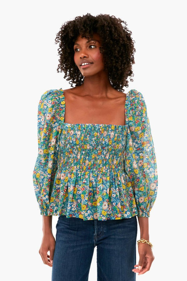 Summer Fields Alize Blouse | TROVATA Birds of Paradis | Tuckernuck (US)