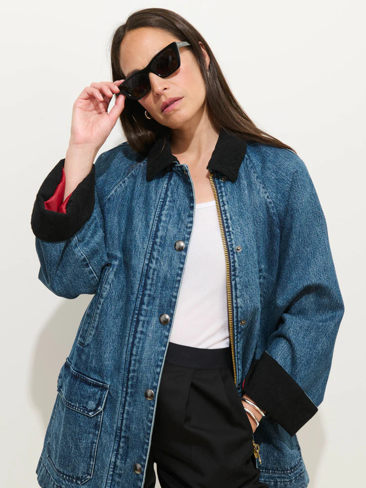 Chiltern Street Jacket In Denim | Alex Mill