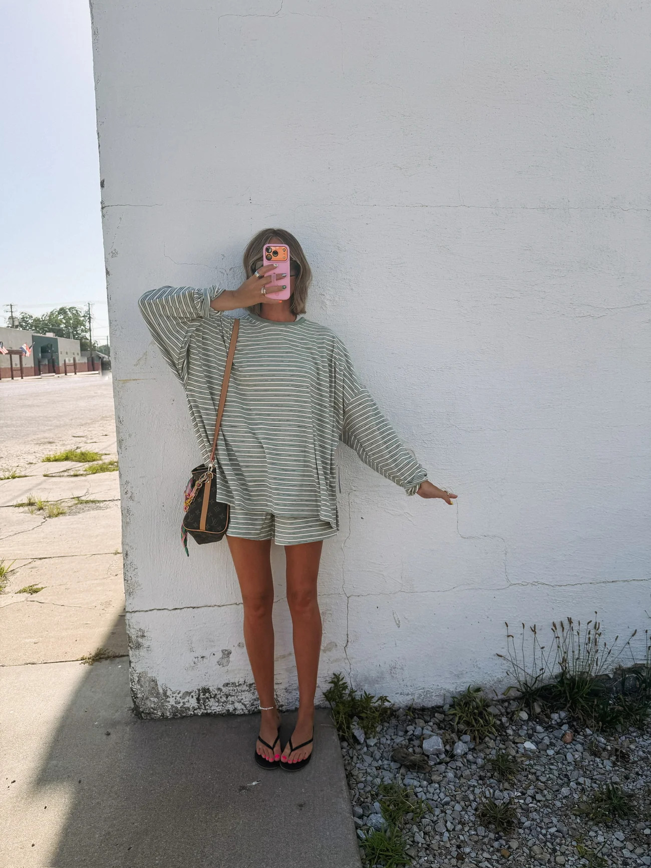 mint condition stripe top | Etta+East