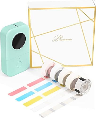 Label Maker- Phomemo D30 Portable (Green)-with 5 Adhesive Label Thermal Paper Portable Mini Bluet... | Amazon (US)