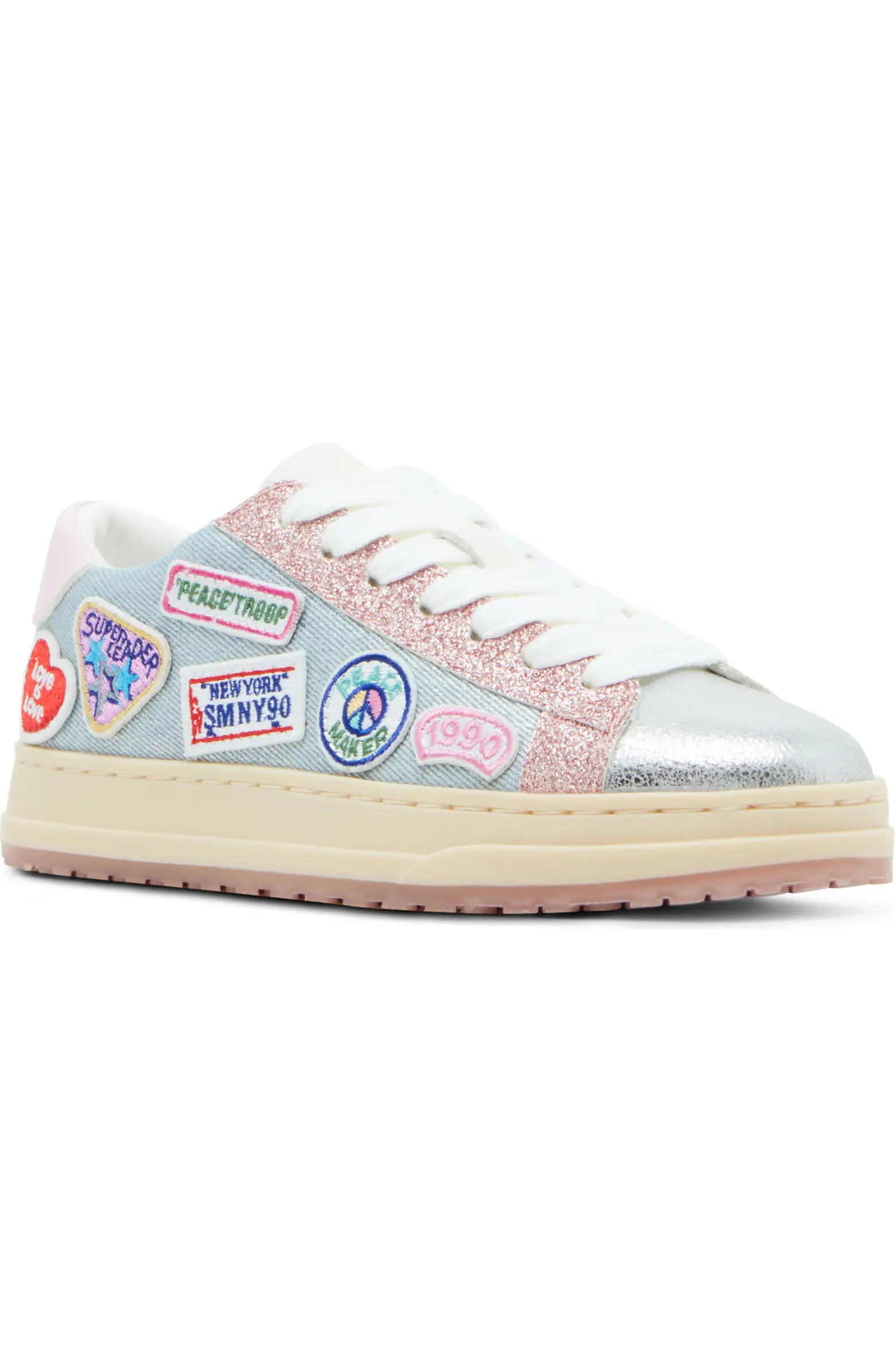 Steve Madden JHope Patches Denim Sneaker | Nordstrom | Nordstrom