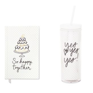 kate spade new york So Happy Together Journal and Tumbler Bridal Set   | Bloomingdale's Home | Bloomingdale's (US)