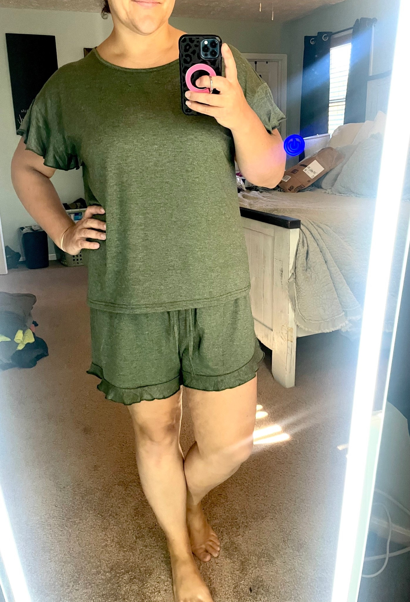 Looking for lightweight
Jammies? An added bonus for the decorative edges. A must buy 
#pajamas 

#LTKFindsUnder50 #LTKSeasonal #LTKMidsize