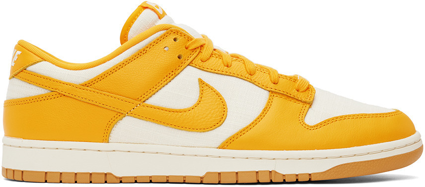 Nike Yellow Dunk Low Retro Sneakers | SSENSE