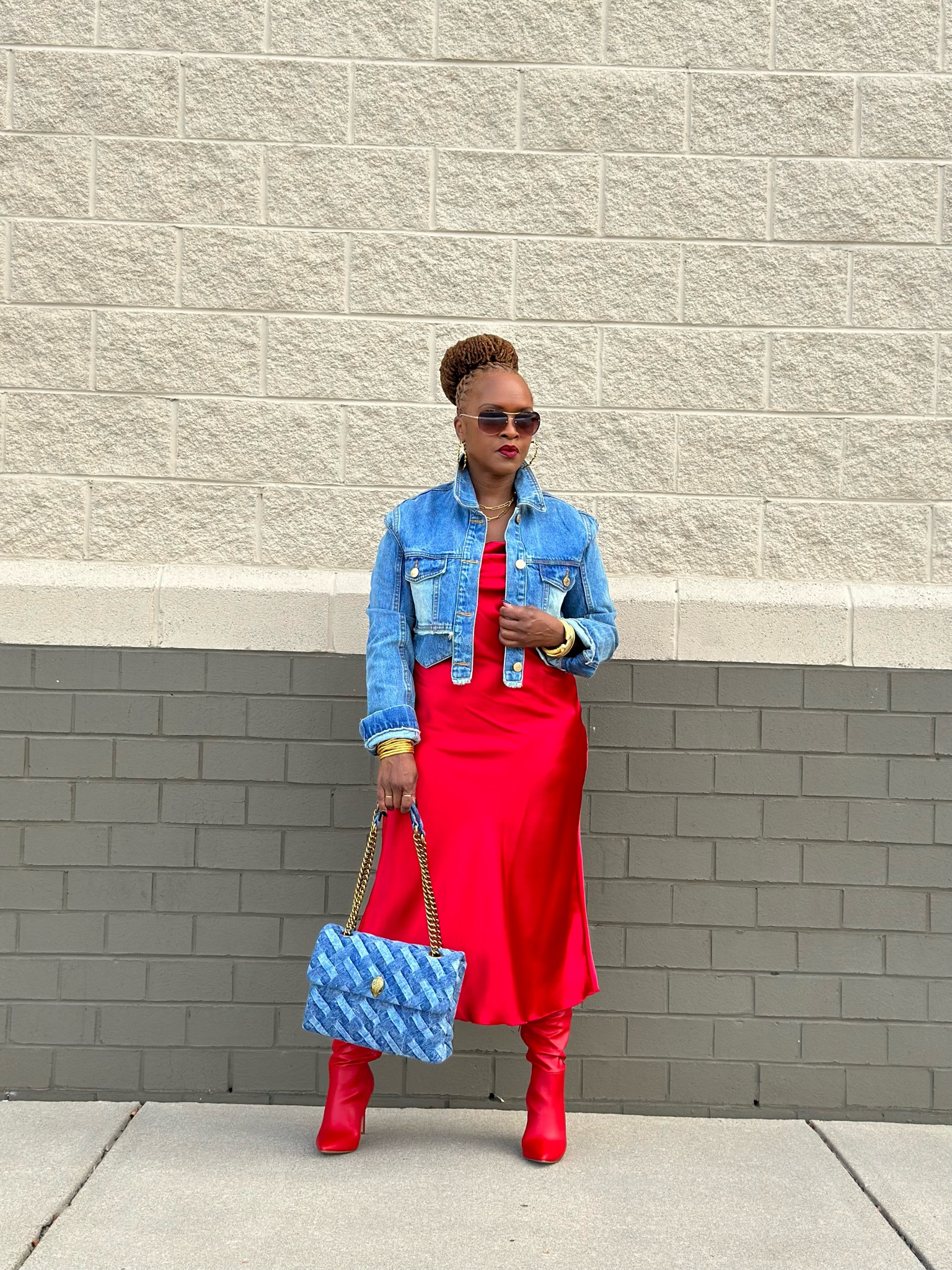 Red and Denim Fall Trend

#LTKstyletip #LTKshoecrush #LTKitbag