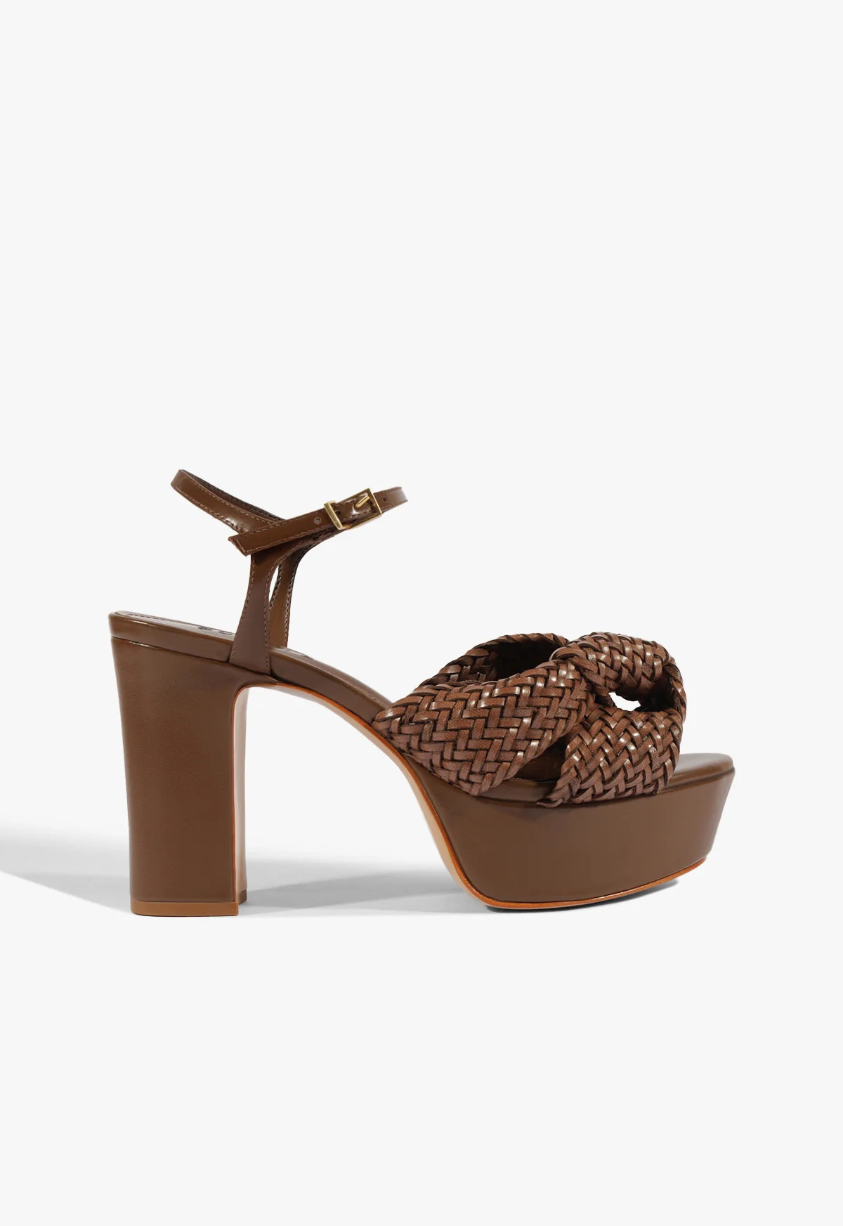 Marbella Brown High Platform Heel Sandal | Schutz (US)