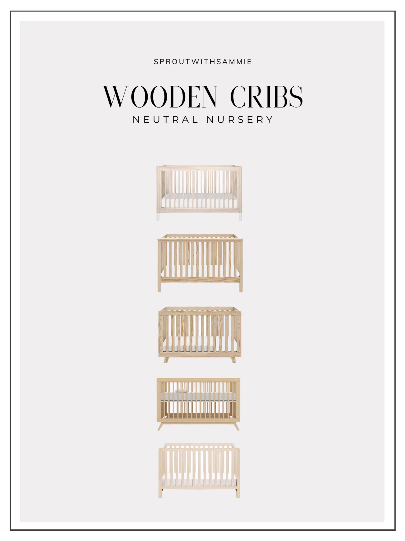 Neutral Wood Crib | Aesthetic nursery style with natural wooden crib 

#nursery #neutral #aesthetic #bedroom #baby #wood #beige 

#LTKbaby #LTKsalealert #LTKhome