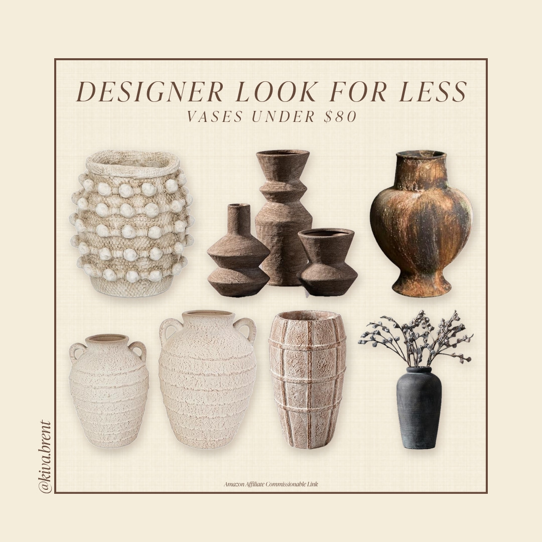 These vases give total RH and Pottery Barn Vibes, but are all under $80!  

 #LTKHome