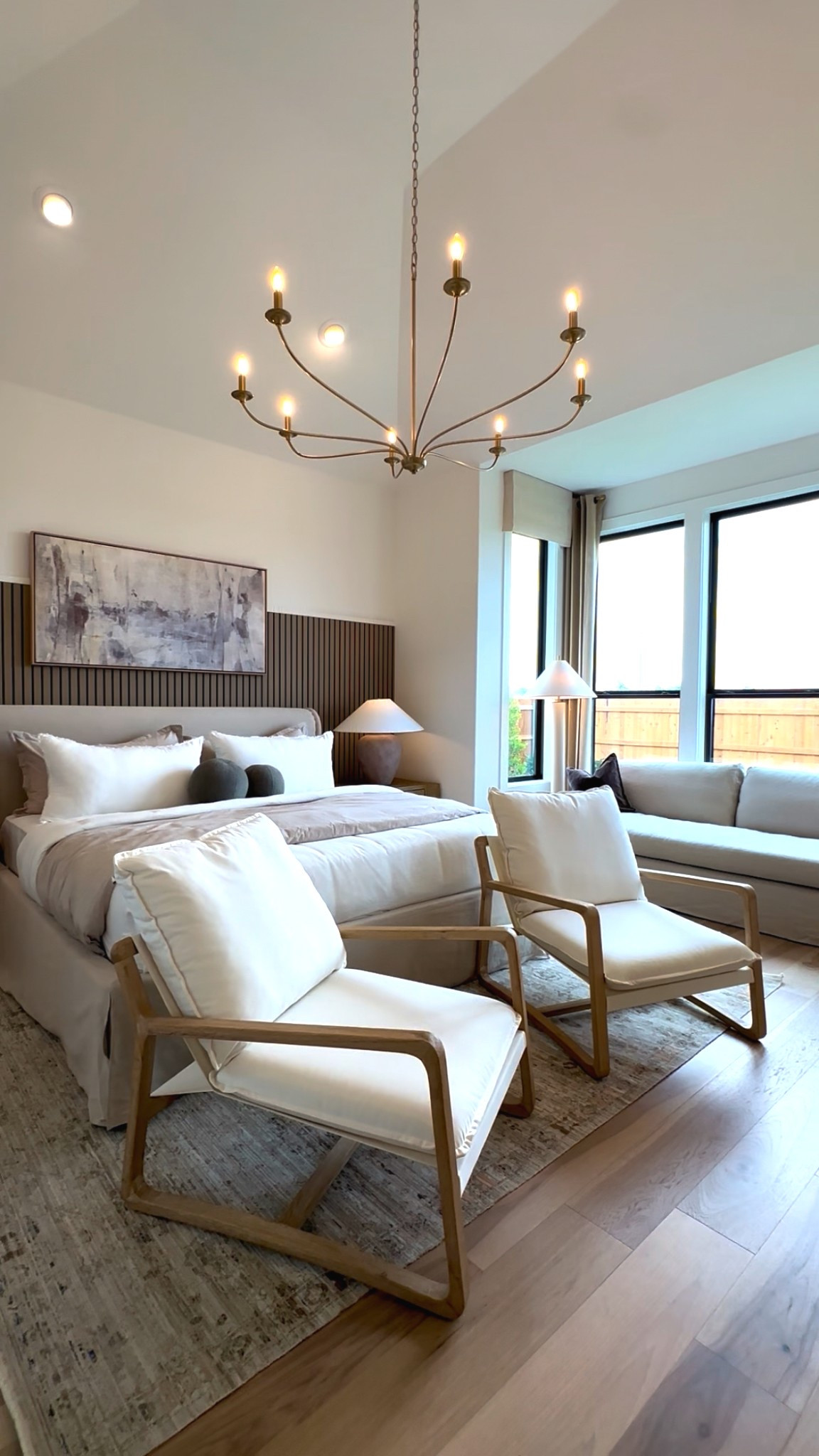 Cozy Neutral Bedroom Furniture. Cream Linen Furniture and Bedside Lamps. Pillows & Blankets. Follow me for more 🤍

#LTKHome #LTKSaleAlert