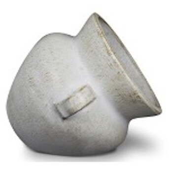 Style Selections 16-in W x 15-in H White Clay Indoor/Outdoor Planter | Lowe's