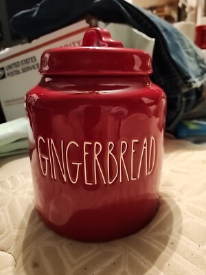 Rae Dunn Red Gingerbread Canister   | eBay | eBay US