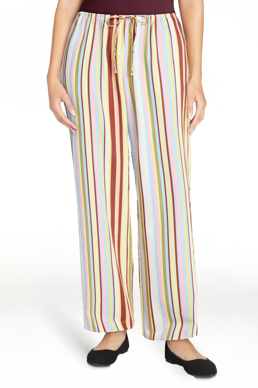 No Boundaries Cotton Pull-On Beach Pants, Women's & Women's Plus XXS-4X | Walmart (US)