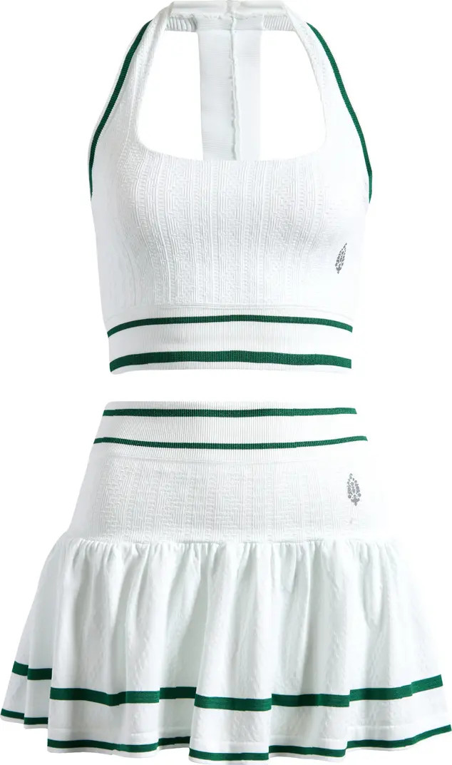 Free People Advantage Halter Top & Miniskirt Set | Nordstrom | Nordstrom