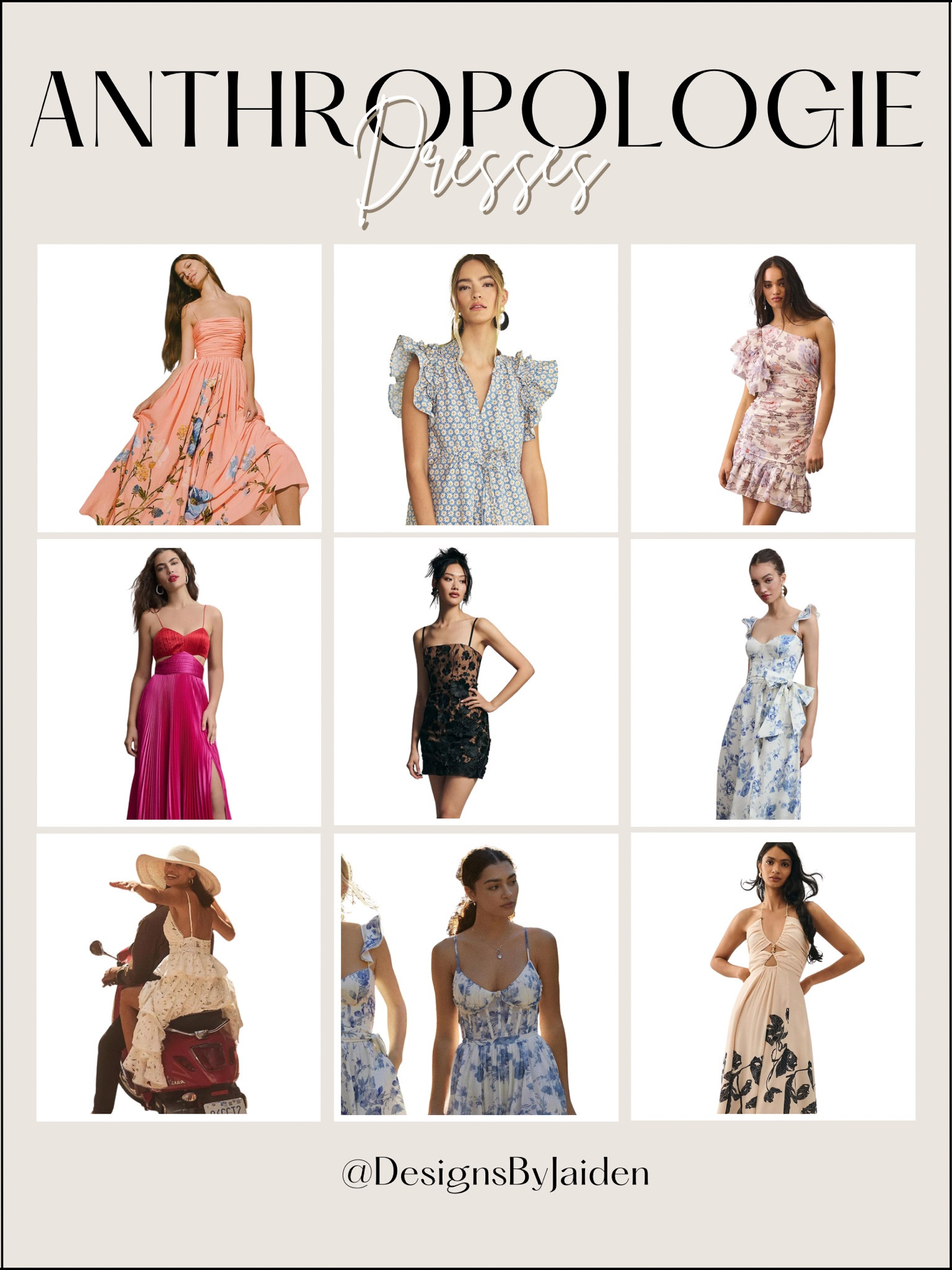 anthropologie prom dresses