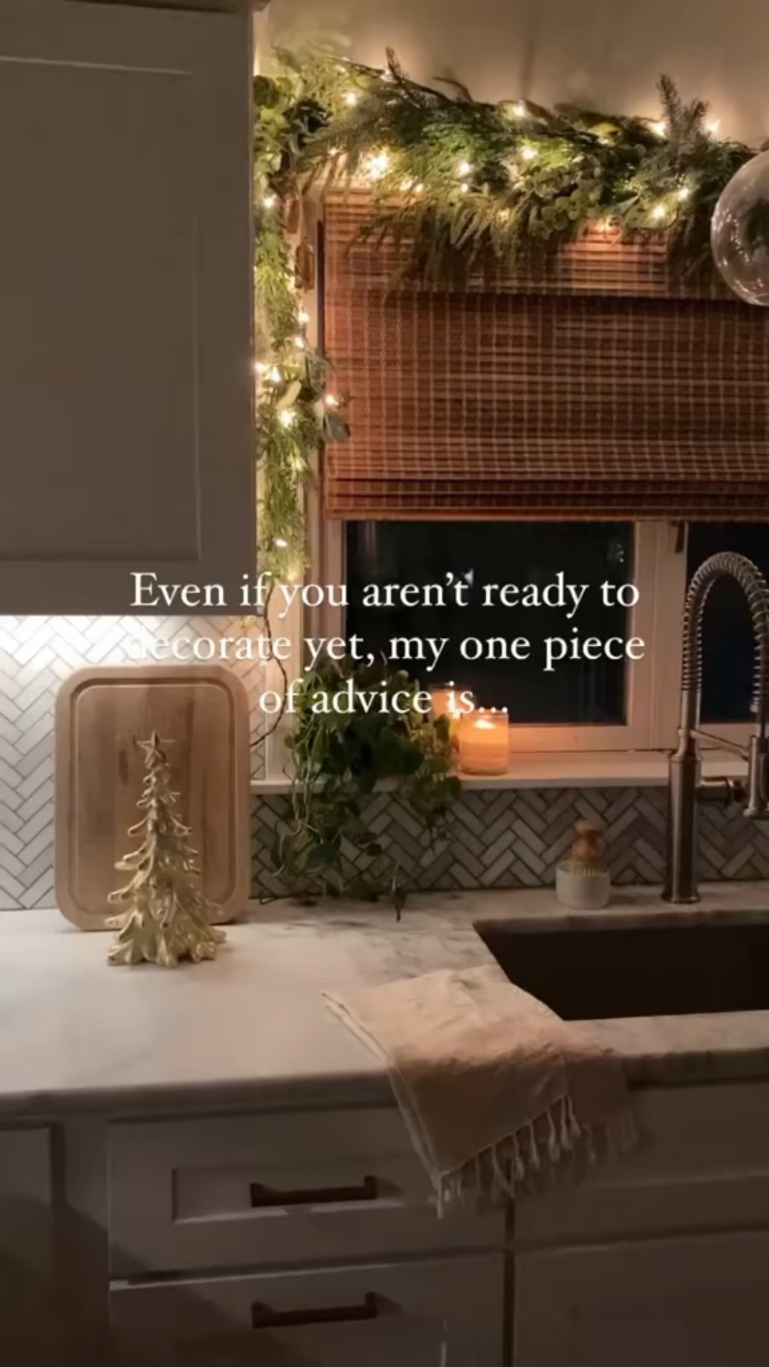 Get what you need now! And be picky about the greenery you buy. 🎄 #christmasdecorating #christmasgarland #christmasdecor #christmasdecorations #holidaydecor #tistheseason #fauxgarland 

 #LTKHoliday #LTKSeasonal #LTKStyleTip