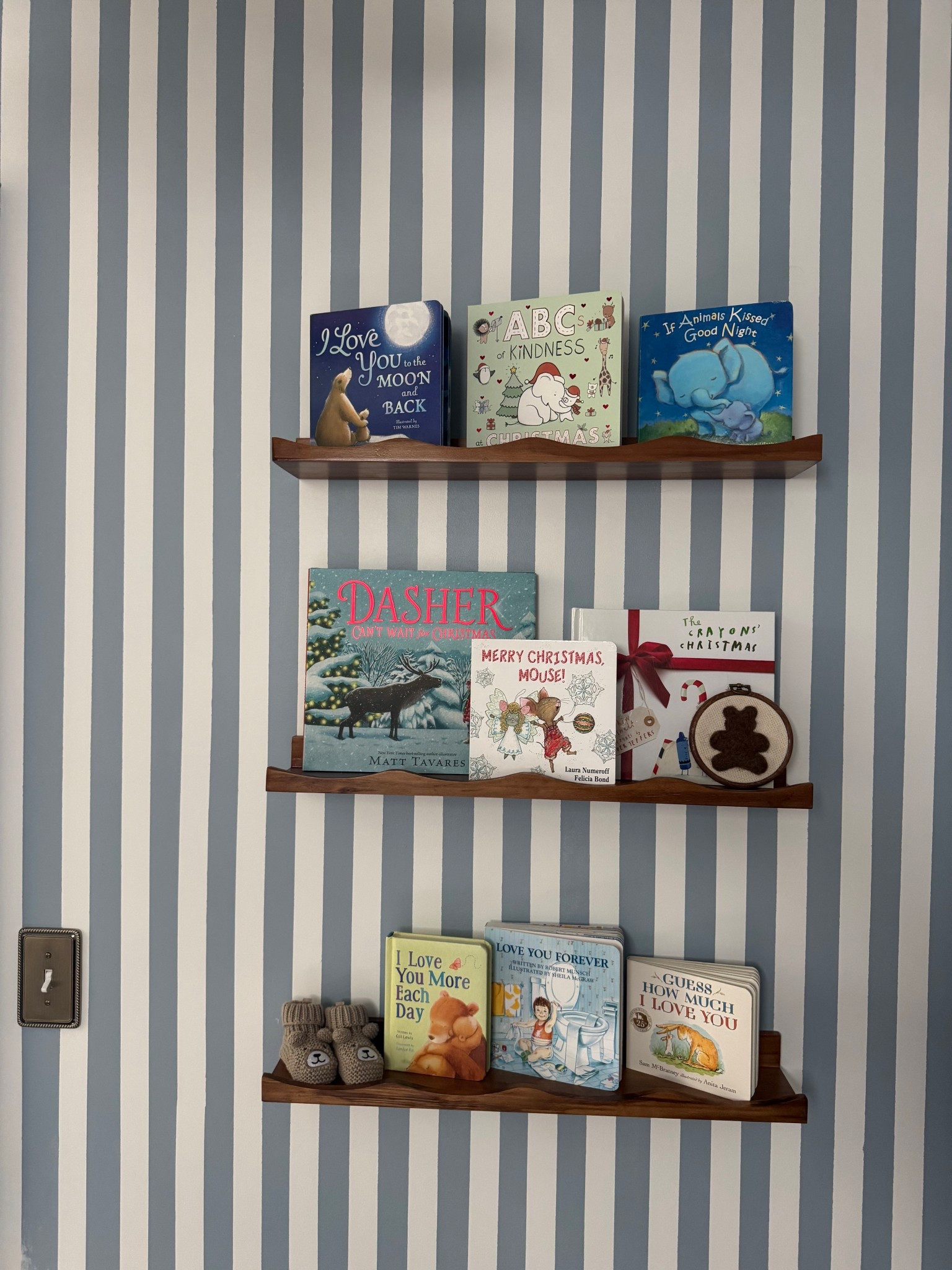 Baby boy nursery bookshelves 📚🧸

#LTKBaby #LTKKids #LTKFamily