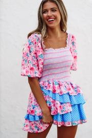 Miss Thang Dress - Polka Dot and Floral | Hazel and Olive