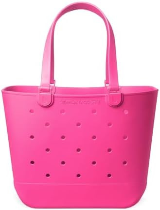 Simple Modern Extra-Large Beach Bag | Waterproof Getaway Rubber Tote with Zipper Pocket for Trave... | Amazon (US)