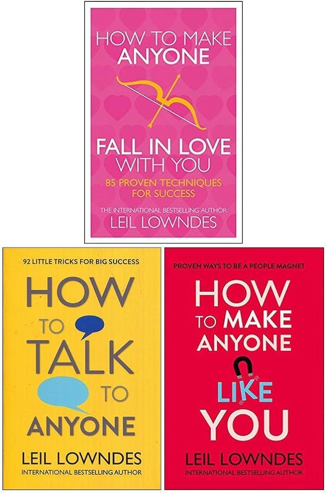 Leil Lowndes Collection 3 Books Set (How to Make Anyone Fall in Love With You, How to Talk to Any... | Amazon (US)