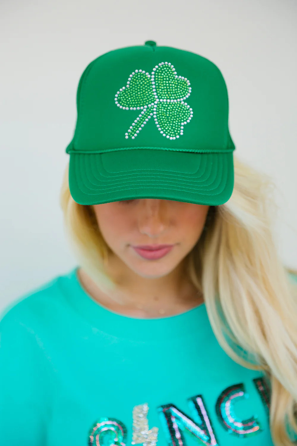 LUCK OF THE IRISH TRUCKER HAT | Judith March