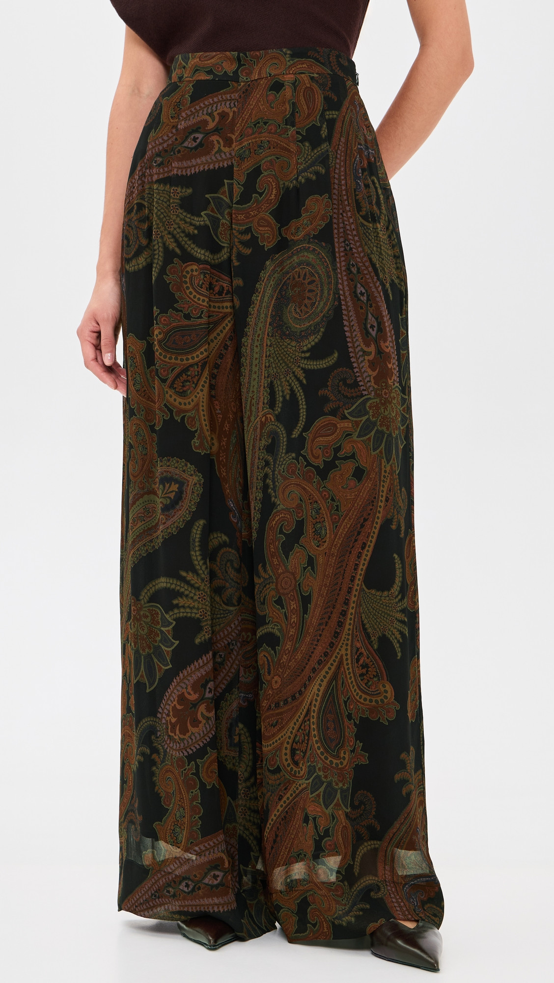 PAIGE Carina Pants Black multi 0 | Shopbop