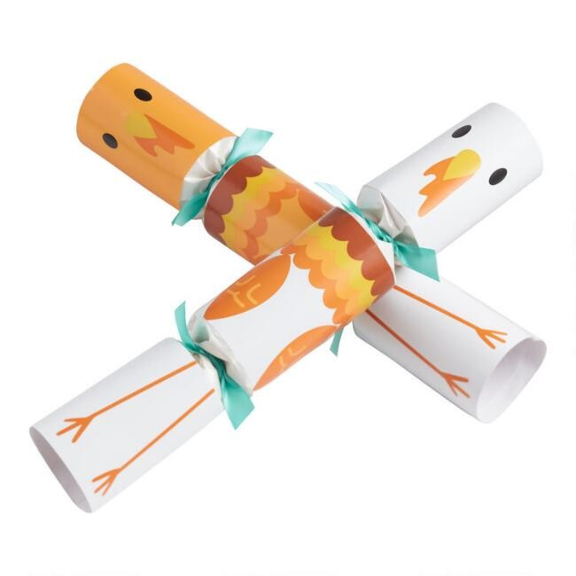 Racing Turkey Woodland Animal Pilgrim Crackers 6 Count | World Market