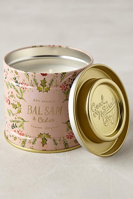 Snowflora Soy Candle | Anthropologie (US)