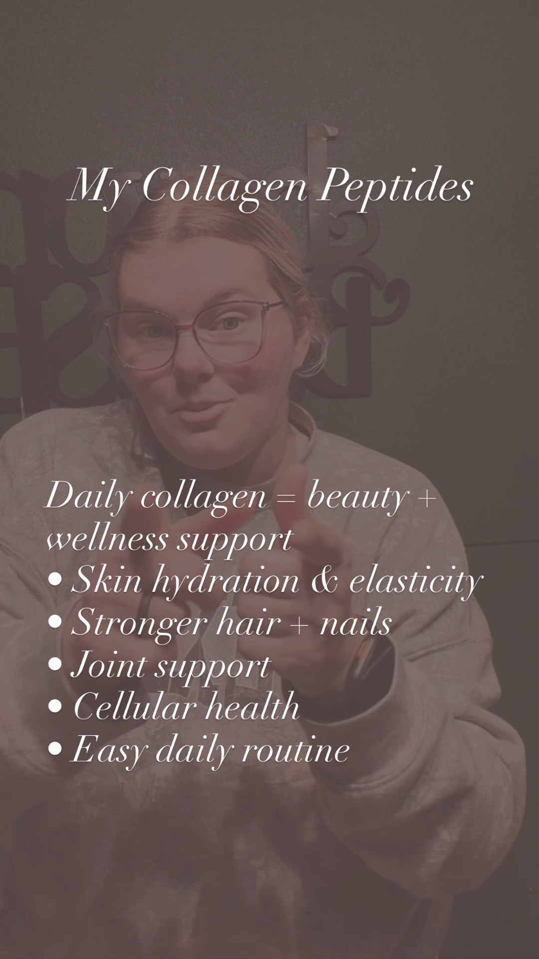 Collagen is one of those things most people don’t think about… until they start noticing the changes.

Dry skin.
Hair that feels thinner.
Nails that break easily.
Joints that feel stiff.

This is the liquid collagen I’ve been adding to my routine because it supports:

• Skin hydration and elasticity
• Stronger hair and nails
• Joint comfort and mobility
• Overall cellular wellness

Just 1 tbsp a day and it’s easy to stay consistent.

If you want the details or want to try it, comment COLLAGEN and I’ll send you the info.


#LTKselfcare #LTKfitnessgoals #LTKBeauty