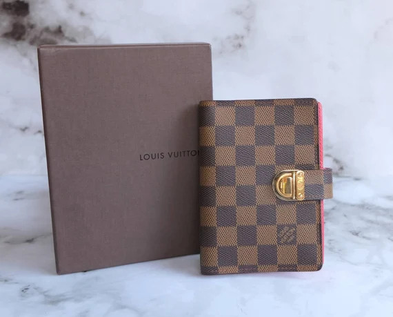 Vintage Louis Vuitton Agenda PM Damier Ebene | Etsy | Etsy (US)