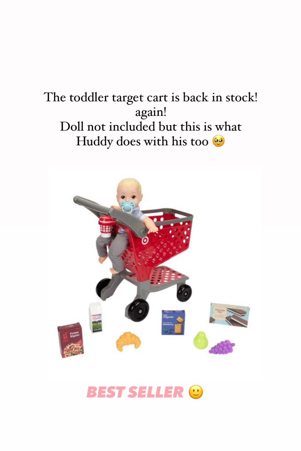 Target toddler play shopping cart

Toddler toy, baby toy; target, baby boy, Easter baby, Easter toddler 

#LTKbaby #LTKGiftGuide #LTKfamily