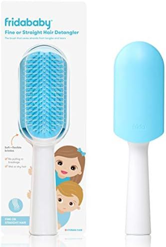 FridaBaby Fine or Straight Hair Detangling Kids Brush, Detangles Knots Without Tears or Breakage,... | Amazon (US)