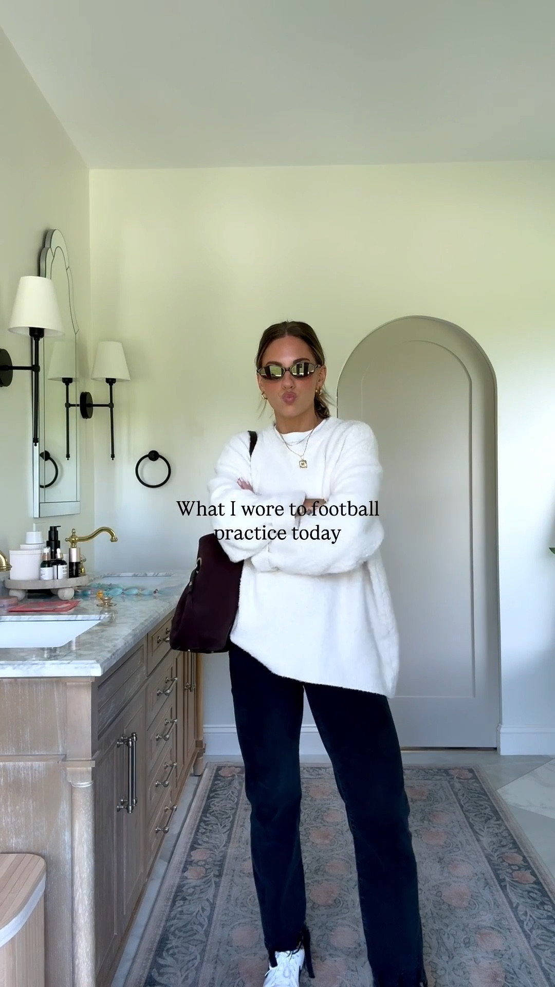 Comfy football practice fit✔️
The sweater is actually from target last year, hoping they bring it back this year! Linked to some similar.. I own the crewneck sweater I linked, and I love it! Super soft, recommend sizing up for an oversized fit. Jeans I am wearing a size 24 (usually wear sz 25) These are SOOOOO comfy!  

 

#LTKSeasonal #LTKFindsUnder100 #LTKStyleTip