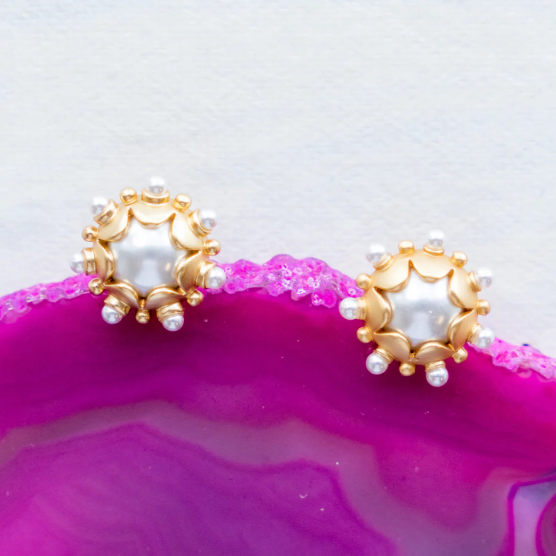 Perla Studs by Gresham | Support HerStory