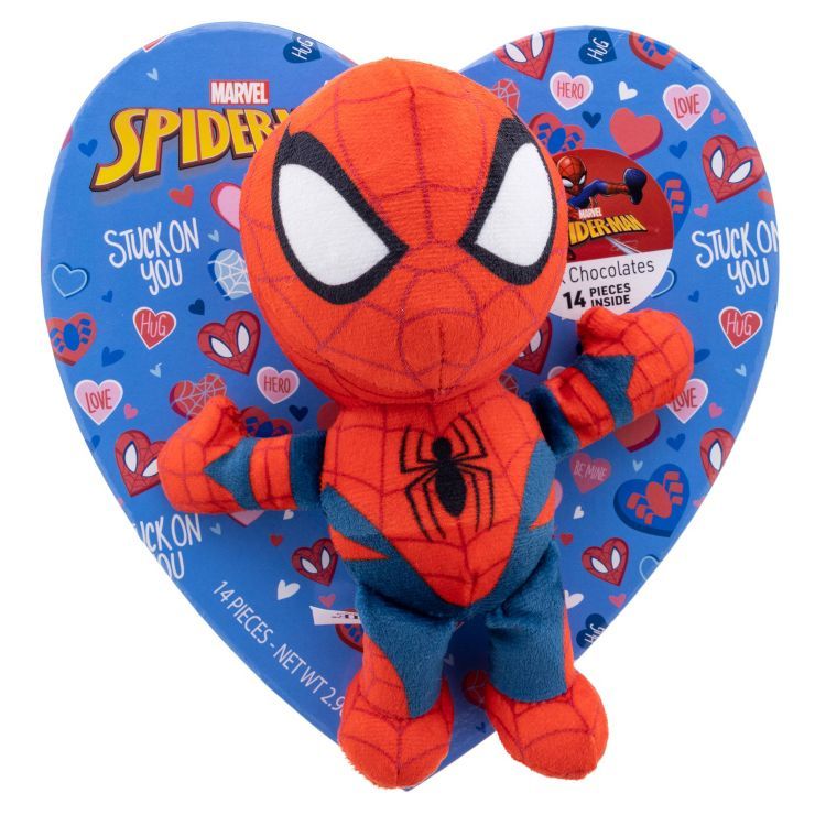 Spiderman Heart Box with Plush - 2.96oz | Target