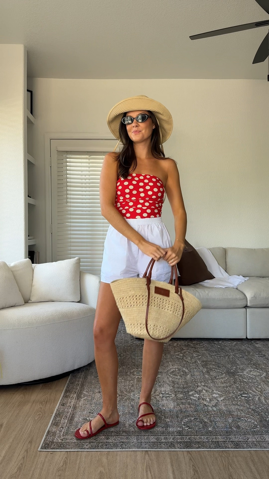 Pool outfit! I’m wearing a size XS in the swimsuit and size small in the shorts! 

#LTKSeasonal #LTKSwim #LTKWatchNow