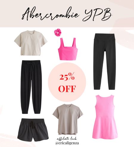 Abercrombie YPB on sale! 

Cropped workout tee // workout joggers // lined workout shorts // workout t shirt // cropped workout tank // workout leggings // active dress with built in shorts 

#LTKfitness #LTKsalealert #LTKfindsunder100