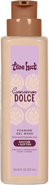 Tree Hut Cinnamon Dolce Foaming Gel Body Wash, Hydrating & Moisturizing Shower Gel for Soft, Smoo... | Amazon (US)