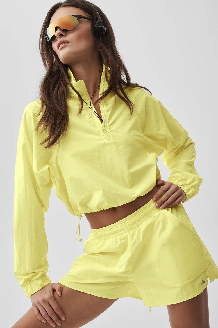 Cropped 1/4 Zip Alumni Pullover | Alo Yoga (US)