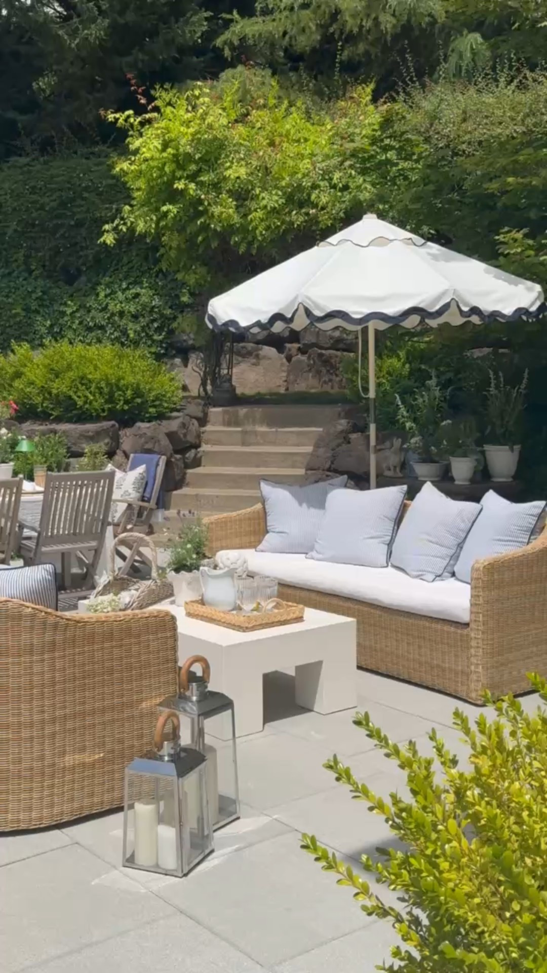 Okay I’m obsessed! I want this patio set up for myself! We just styled our client’s outdoor dining and hangout area and it’s that perfect California casual feel! If you love Nancy Meyers then this look is for you!

#LTKSummerEdit #LTKSeasonal #LTKHome