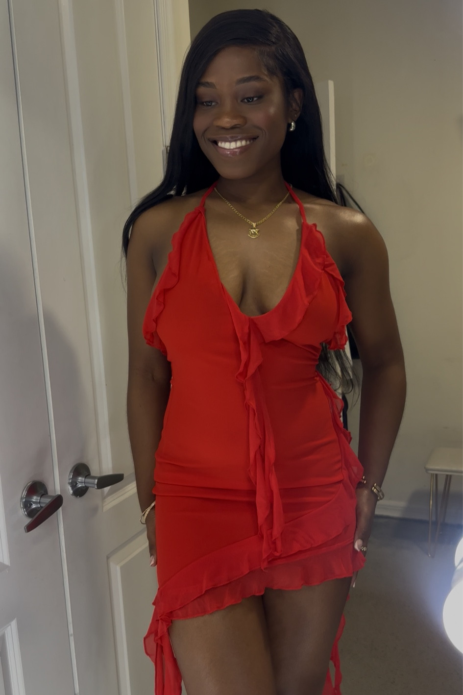 So sexy and the ruffles add so much character to it! 