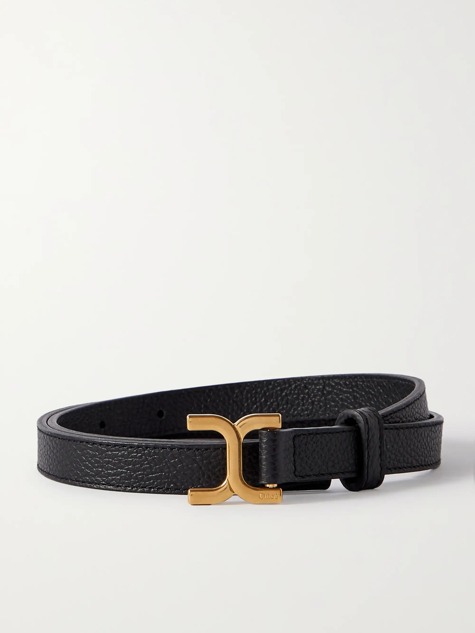 Marcie textured-leather belt | NET-A-PORTER (US)