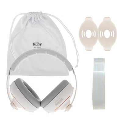 Nuby Soft Sounds 2-in-1 Noise Cancelling Protective Earmuffs with Travel Bag - One Size Fits Most | Target