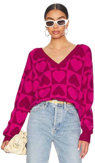 Joey Sweater in Sweetheart | Revolve Clothing (Global)