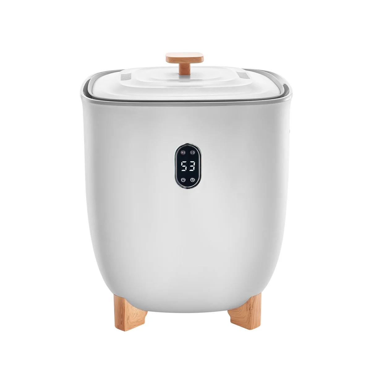 Electric Towel Warmer Bucket with Digital Display, Large Capacity Spa Heating Cabinet for Bathrob... | Wayfair North America
