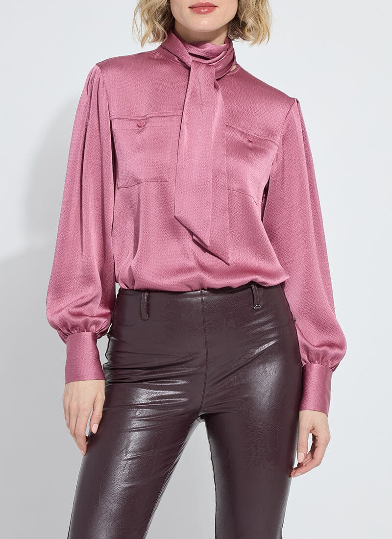Daiane Utility Scarf Blouse | Lysse NY