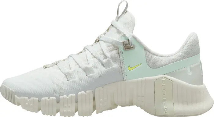 Nike Free Metcon 5 PRM Training Shoe in White/Lemon/Twist at Nordstrom, Size 11 | Nordstrom